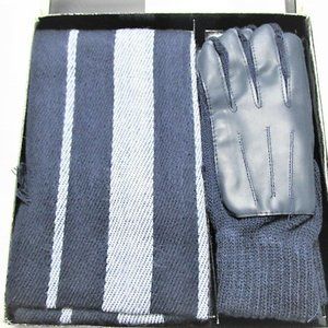 ⬛NWT- Vintage 1980's Men's Scarf and Gloves Set